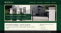 Desktop Screenshot of hpmontage.dk