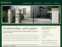 Tablet Screenshot of hpmontage.dk